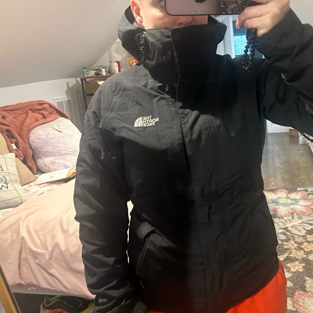 The North Face HyVent Black Puffer Jacket